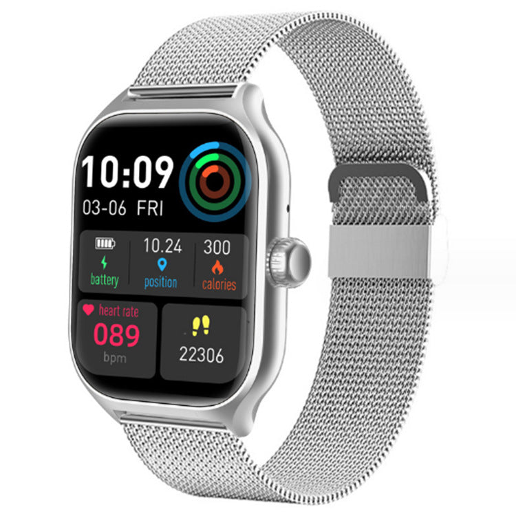Reloj Inteligente Bluetooth con Pantalla Táctil Completa y Monitor de Ritmo Cardíaco